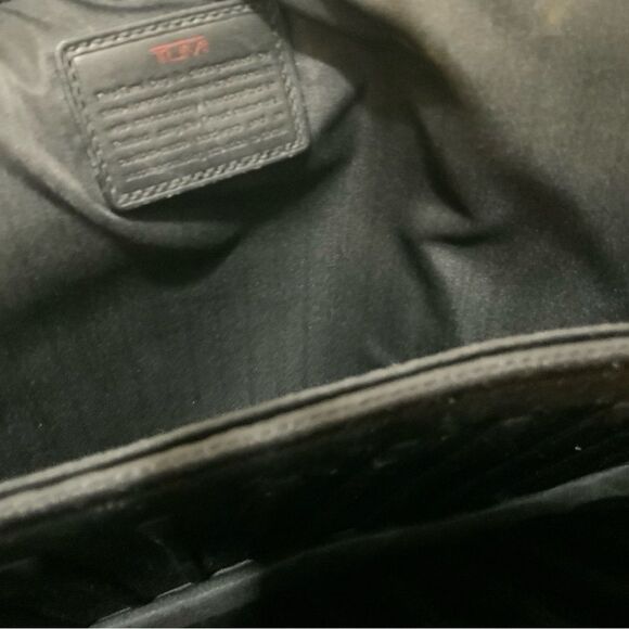 TUMI Black  alpha Ballistic expandable Laptop Business Briefcase - Picture 6 of 14